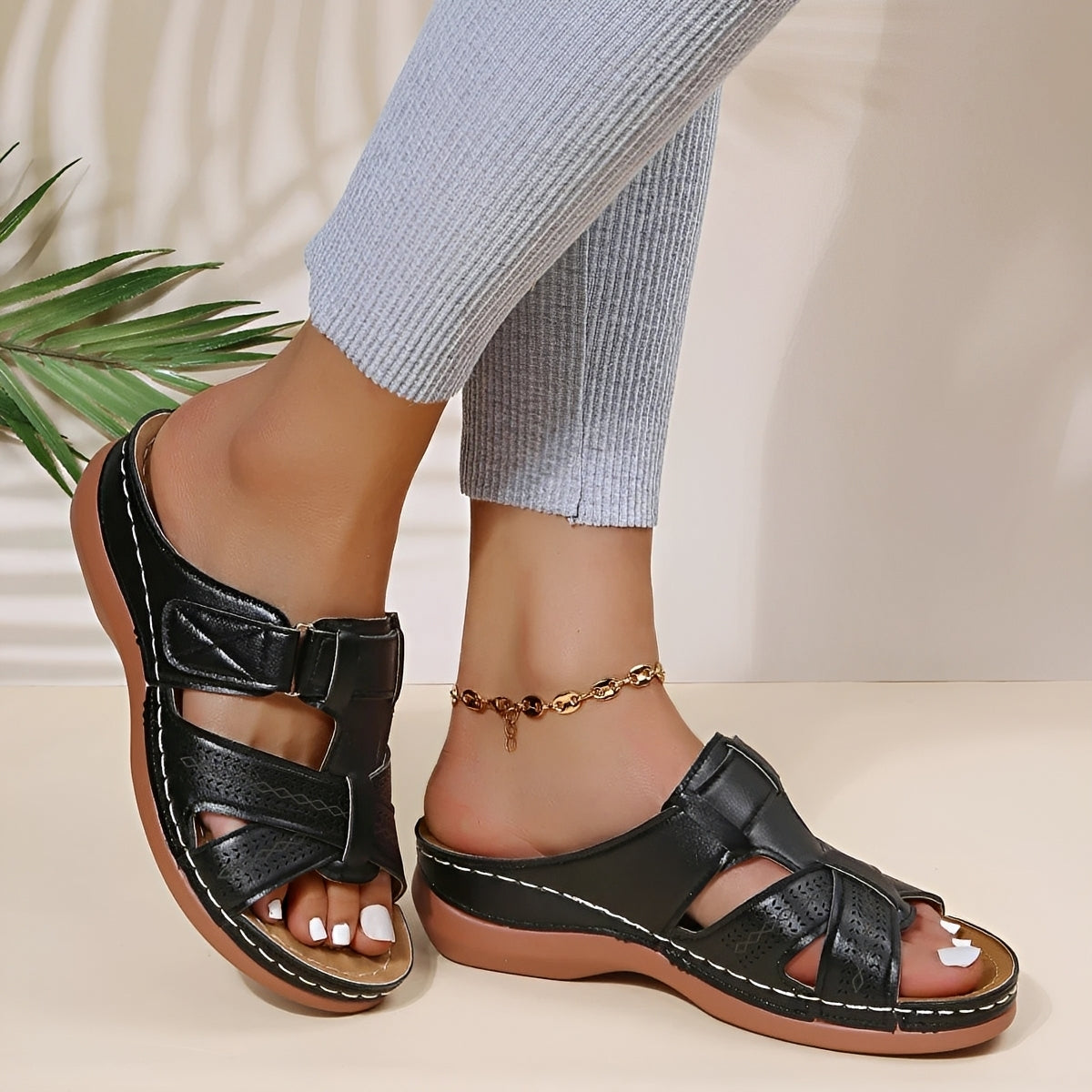 Elouise - Komfortable Sandalen mit anpassbaren Riemen