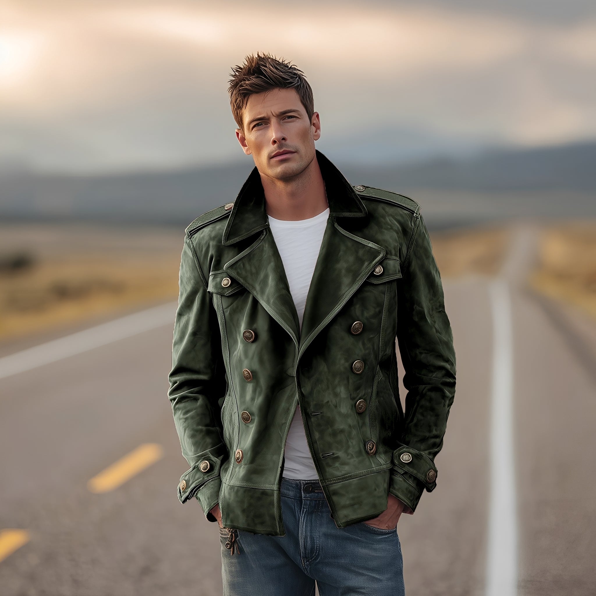 Marv - Stilvolle Zweireiher-Jacke