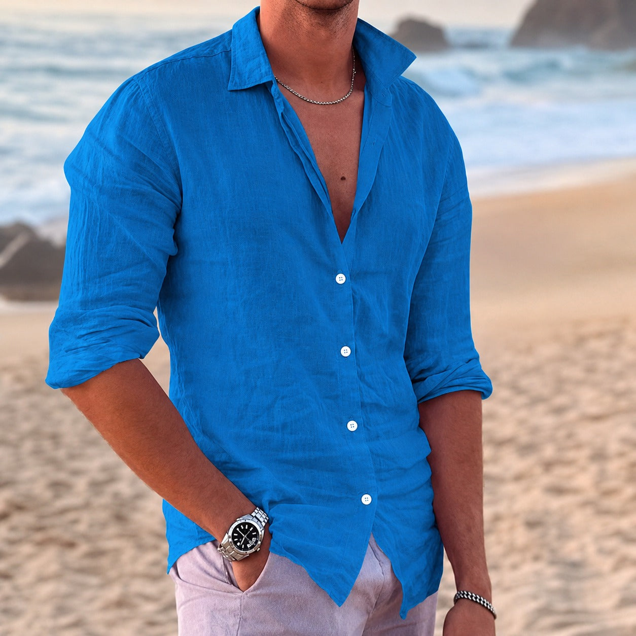 Anthony - Lässiges Langarmshirt