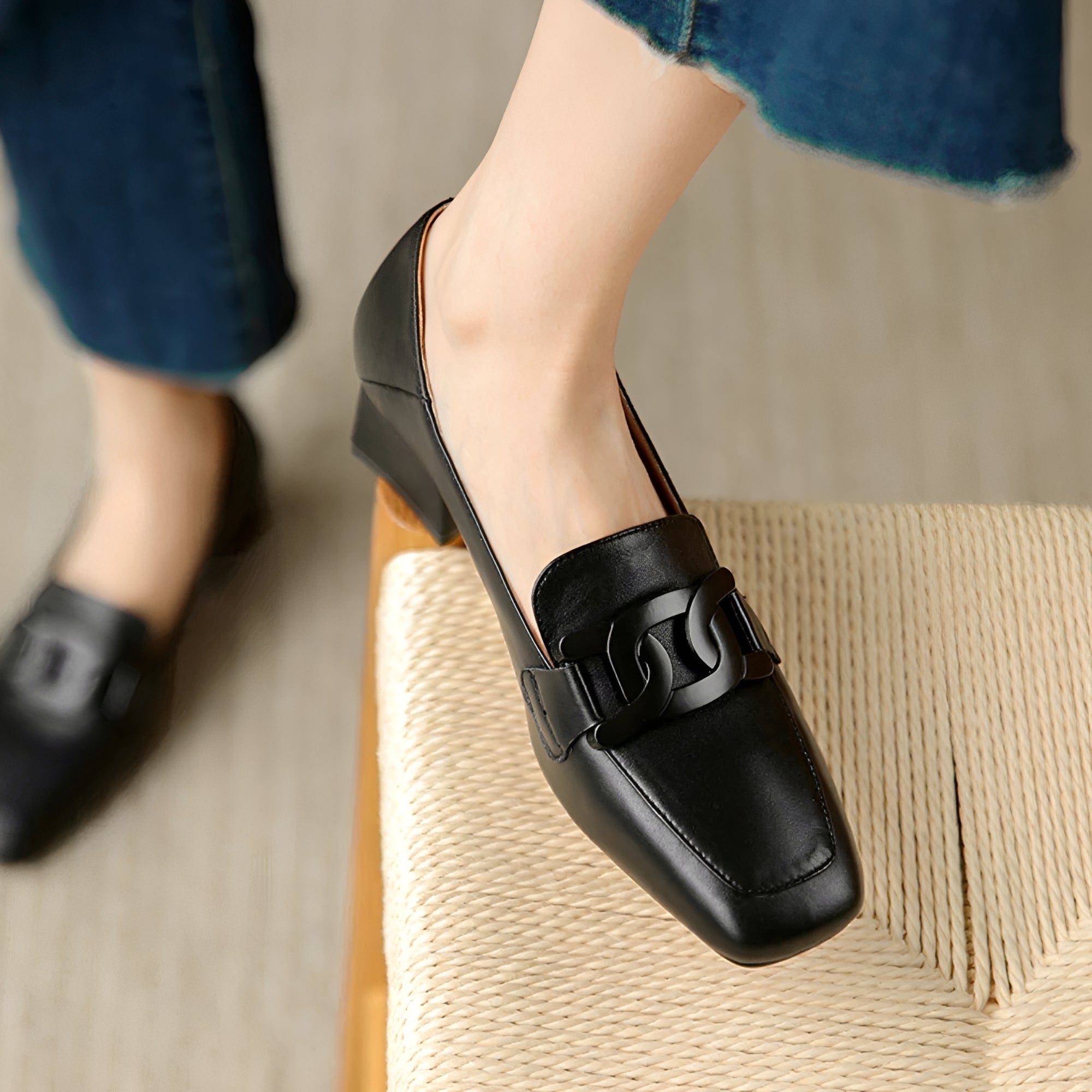 Maisha - Elegante Mokassinabsatzschuhe