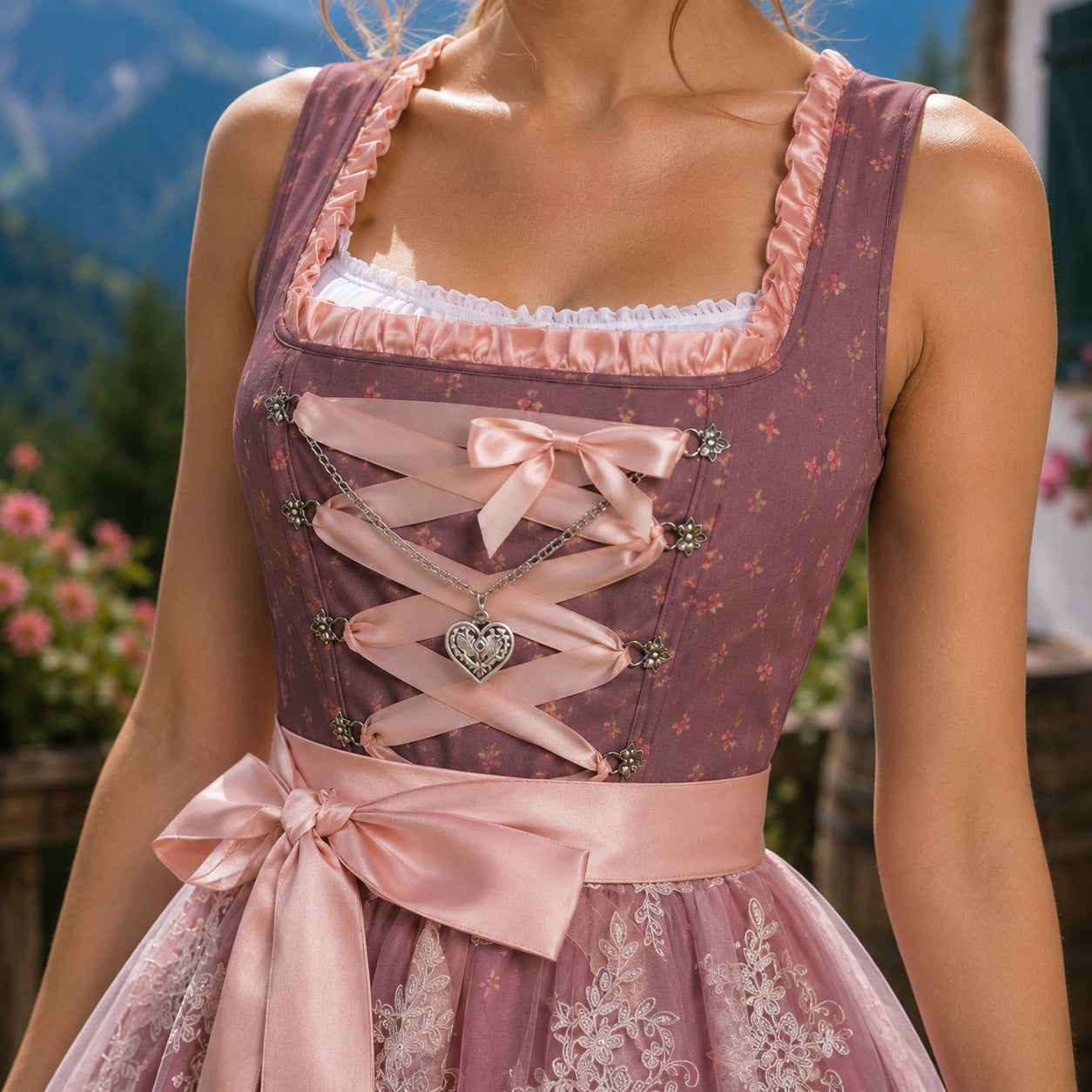 Emily - Bequemes festliches Oktoberfest-Kleid