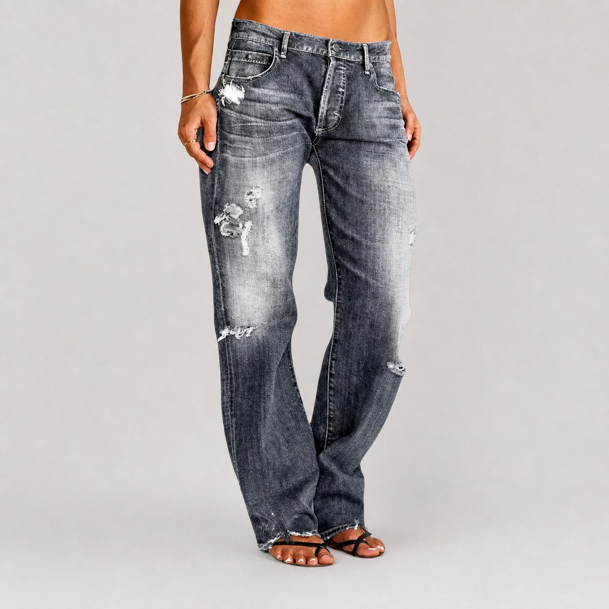 Stacey - Modische Jeans mit weitem Bein