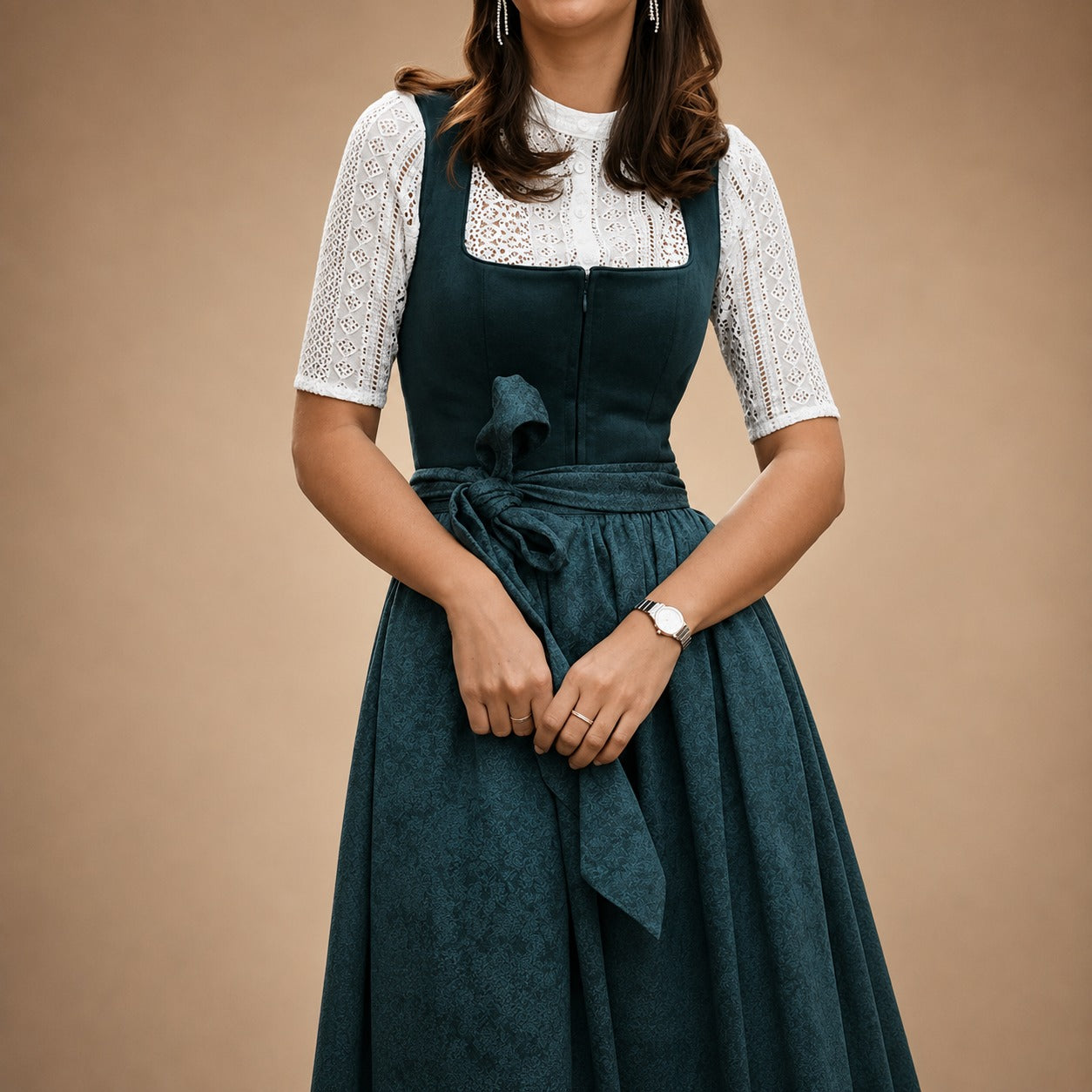 Alice - Schlichtes Oktoberfest-Midikleid