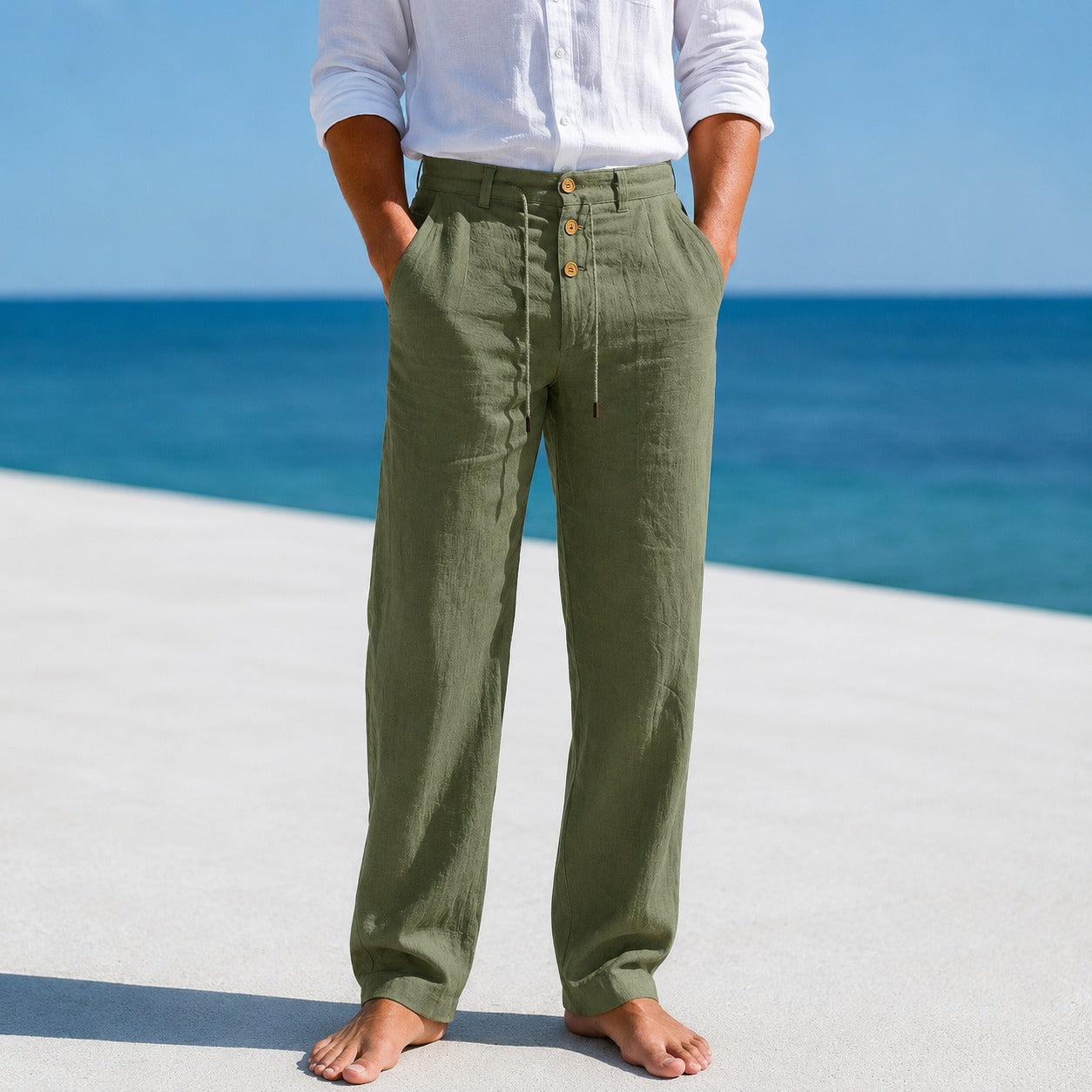 Austin - Leichte Hose mit Schnurzug