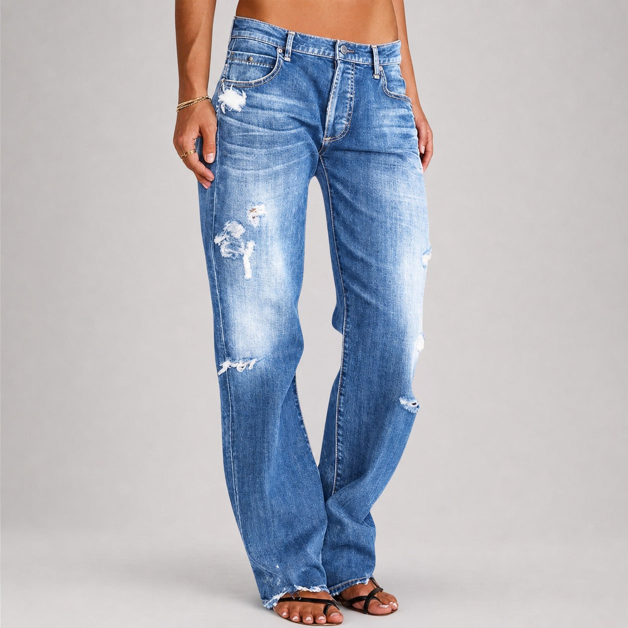 Stacey - Modische Jeans mit weitem Bein
