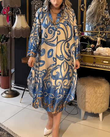 Paula - Weit geschnittenes, stilvolles Kleid
