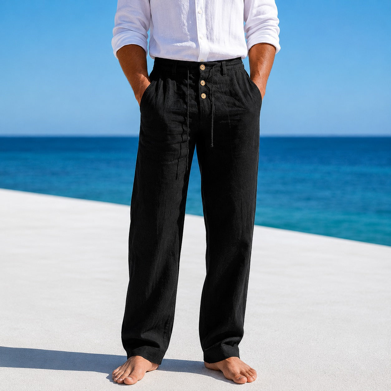 Austin - Leichte Hose mit Schnurzug