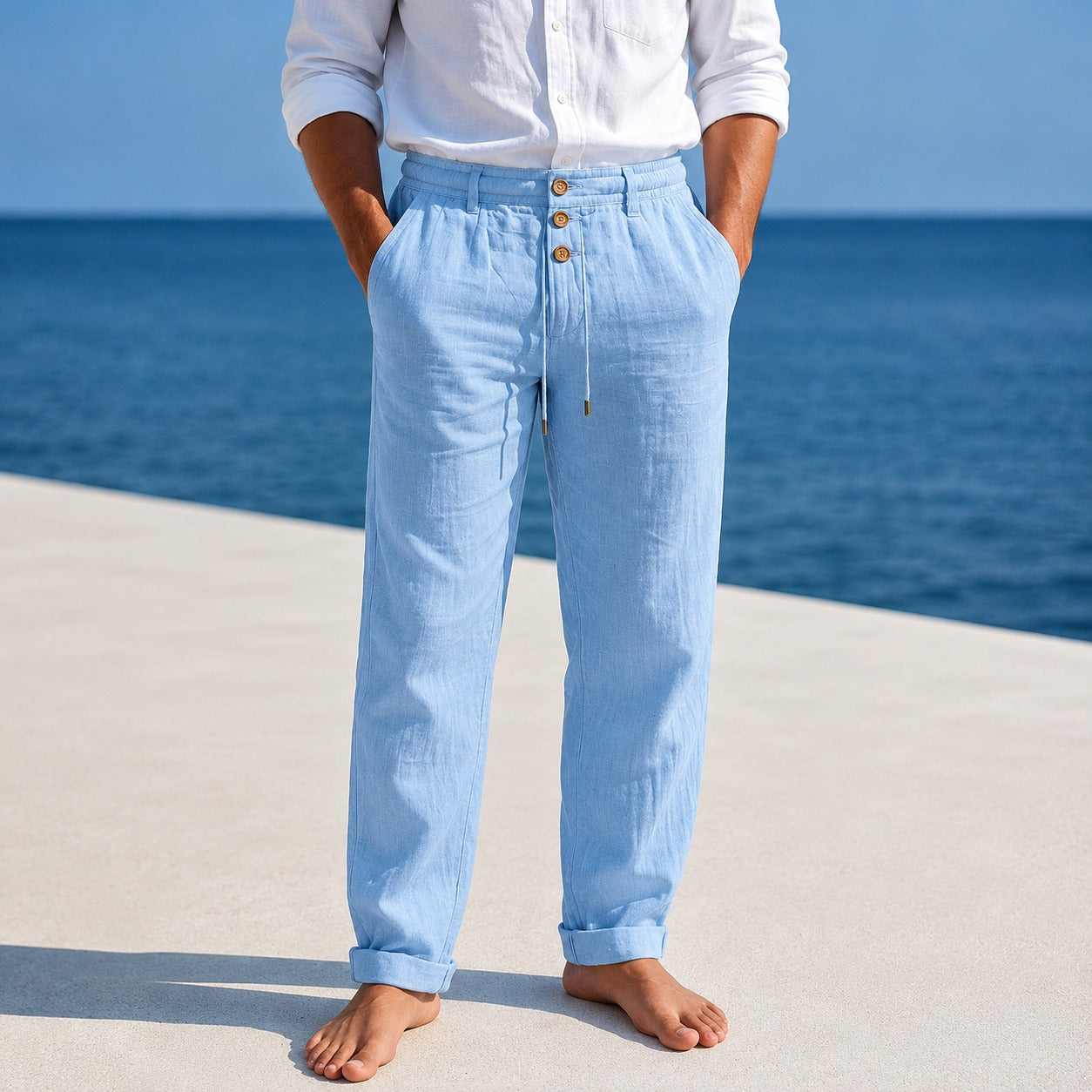 Austin - Leichte Hose mit Schnurzug
