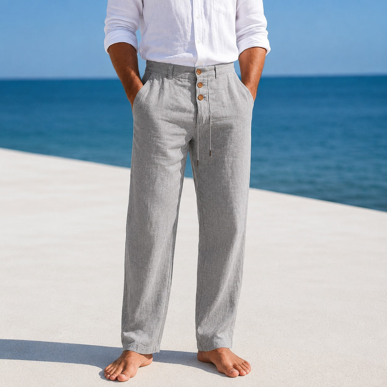 Austin - Leichte Hose mit Schnurzug