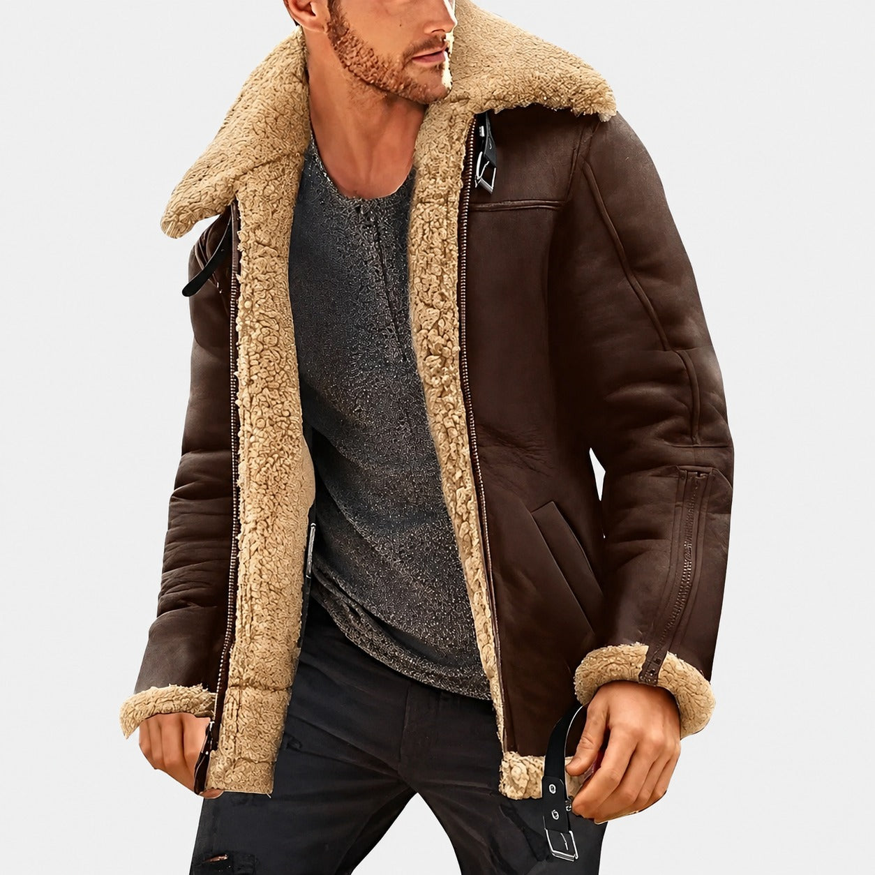Jeffrey - Stilvolle Herrenjacke mit wärmendem Innenfutter