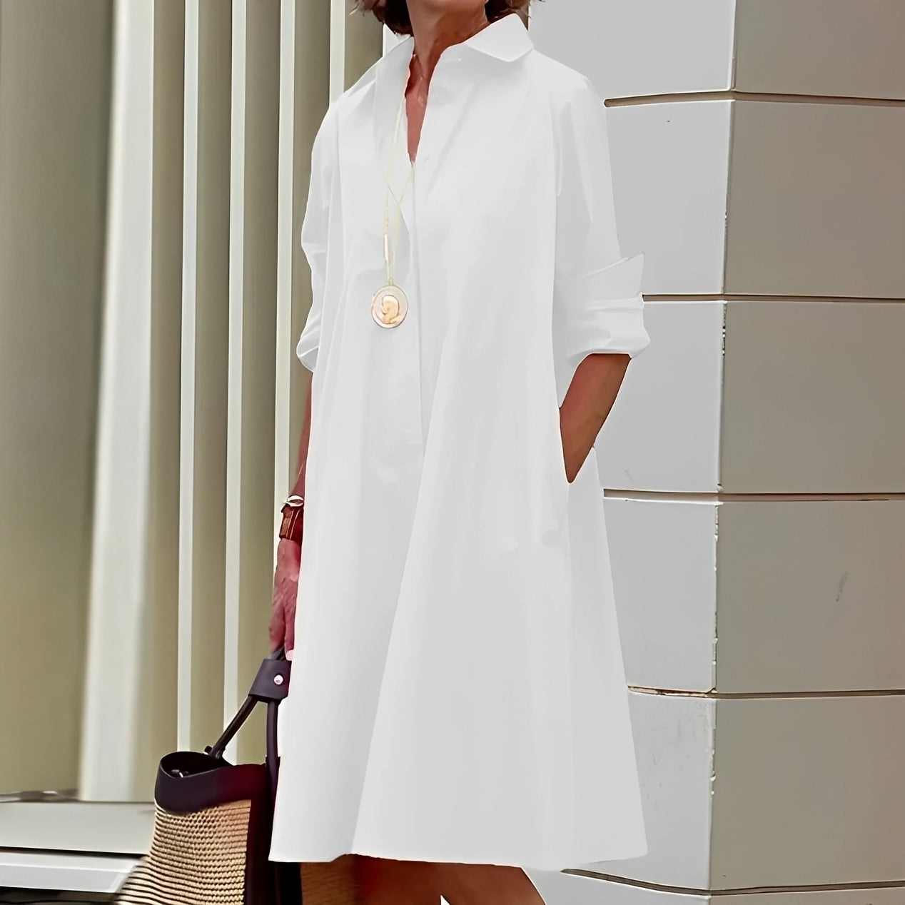 Alissa - Komfortables und lässiges Midikleid für Damen