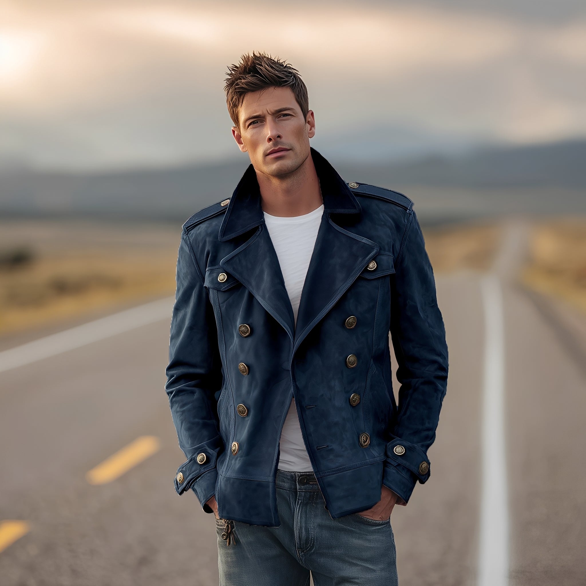 Marv - Stilvolle Zweireiher-Jacke