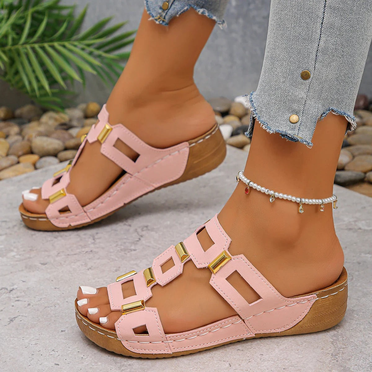 Victoria - Schicke Keilsandalen