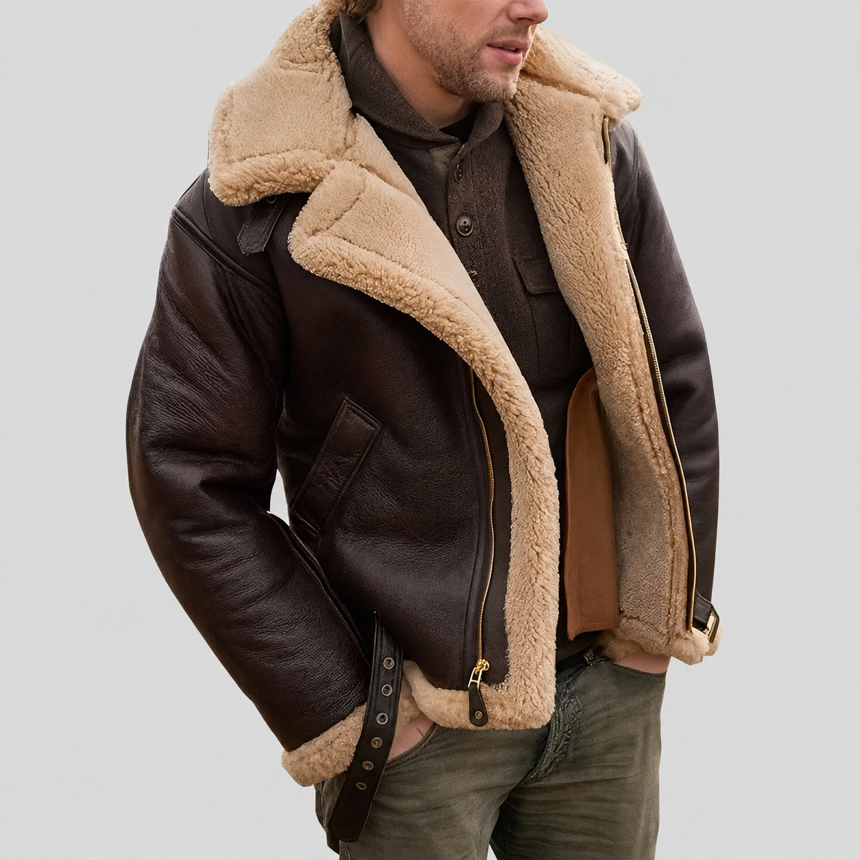 Jeffrey - Stilvolle Herrenjacke mit wärmendem Innenfutter