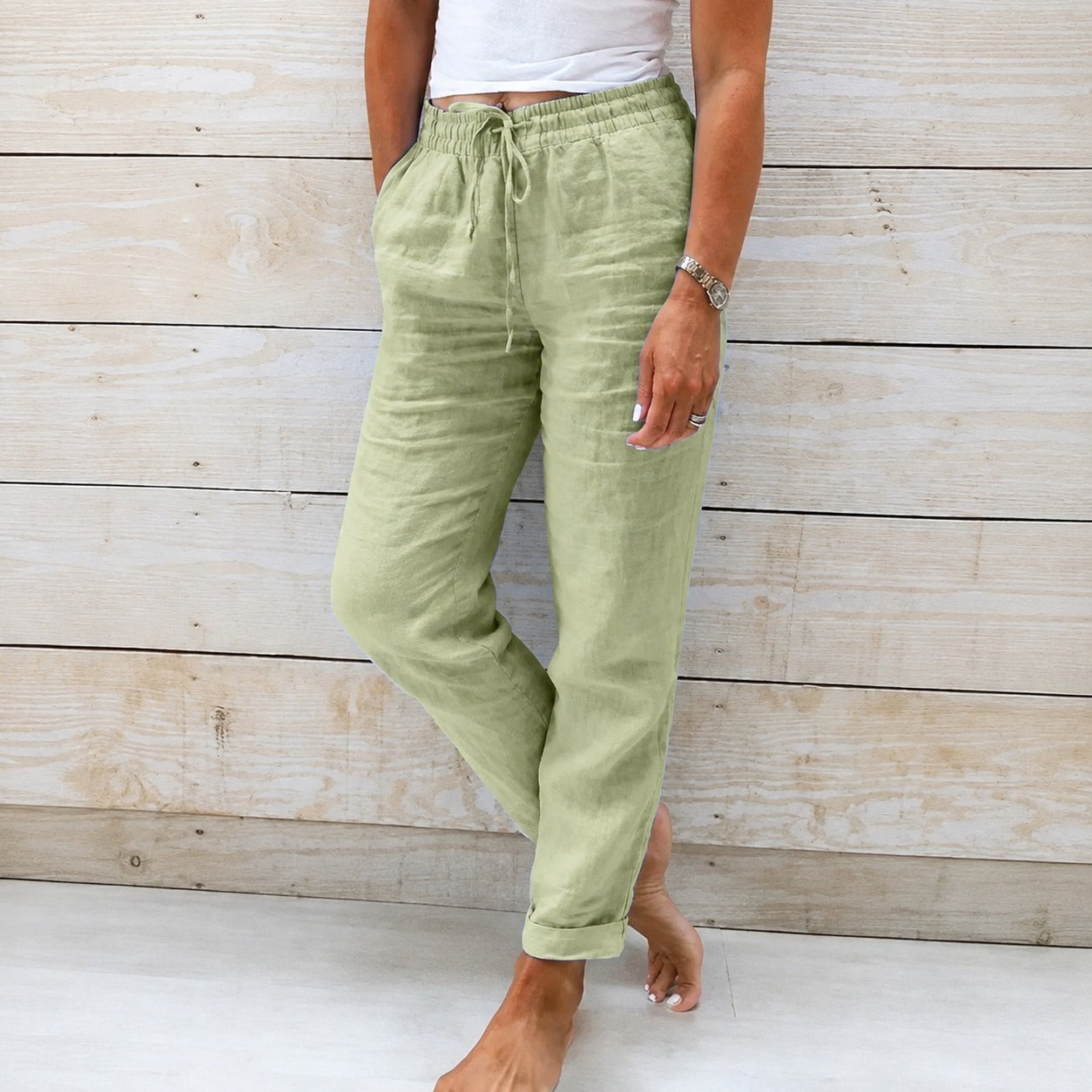 Dyan - Damenhose mit Kordelzug für einen entspannten Look