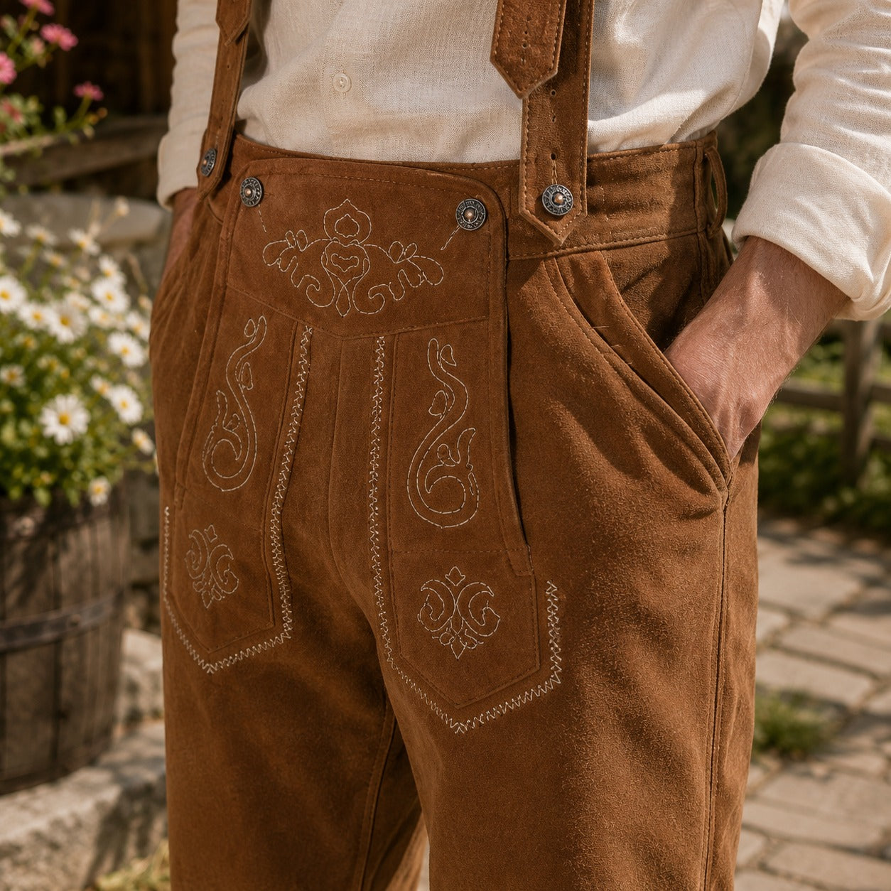 Blake - Klassische festliche Oktoberfest-Bermuda-Shorts