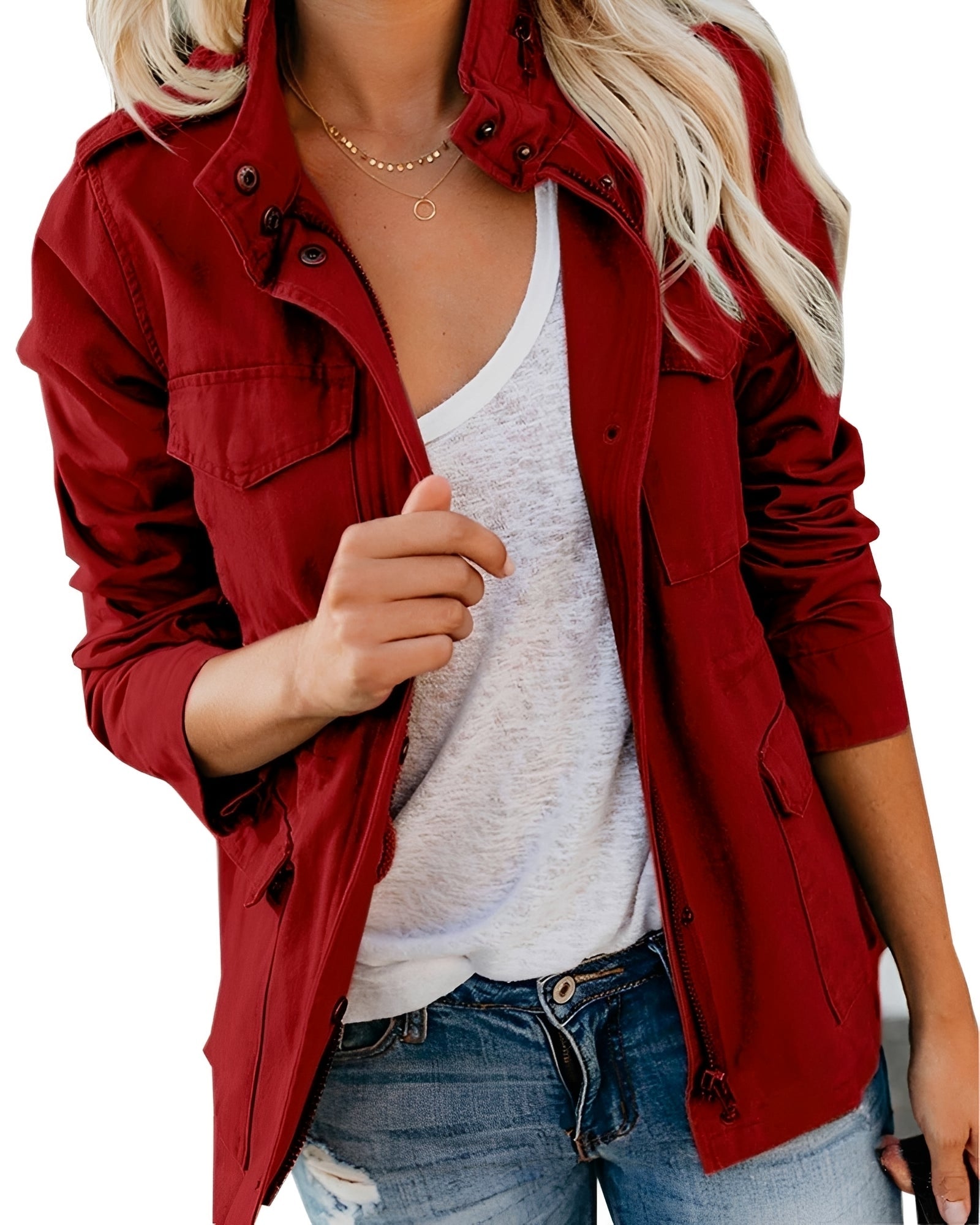Elodie - Elegante Jacke mit Taschen
