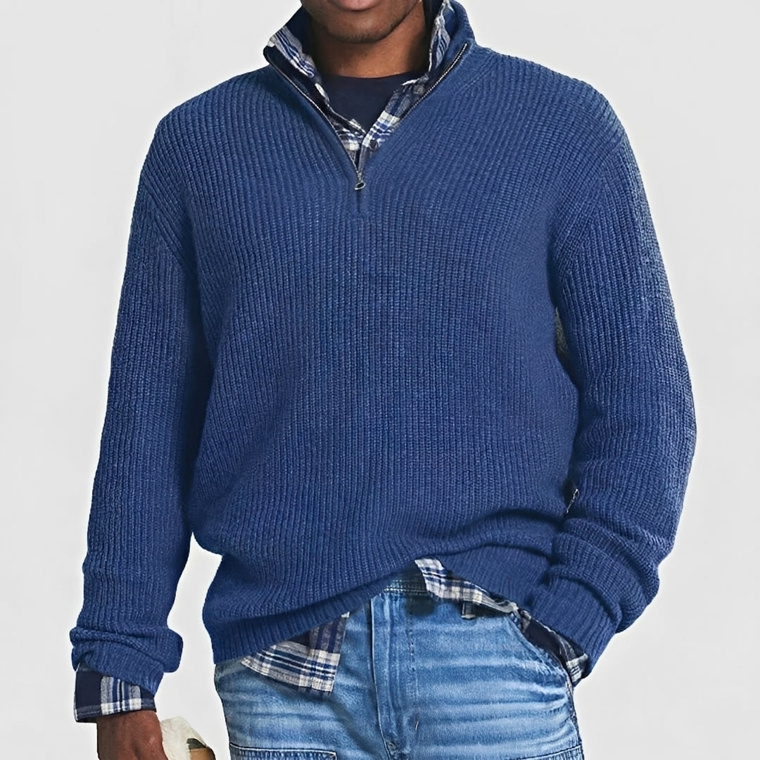 Sean - Herrenpulli mit Zipper