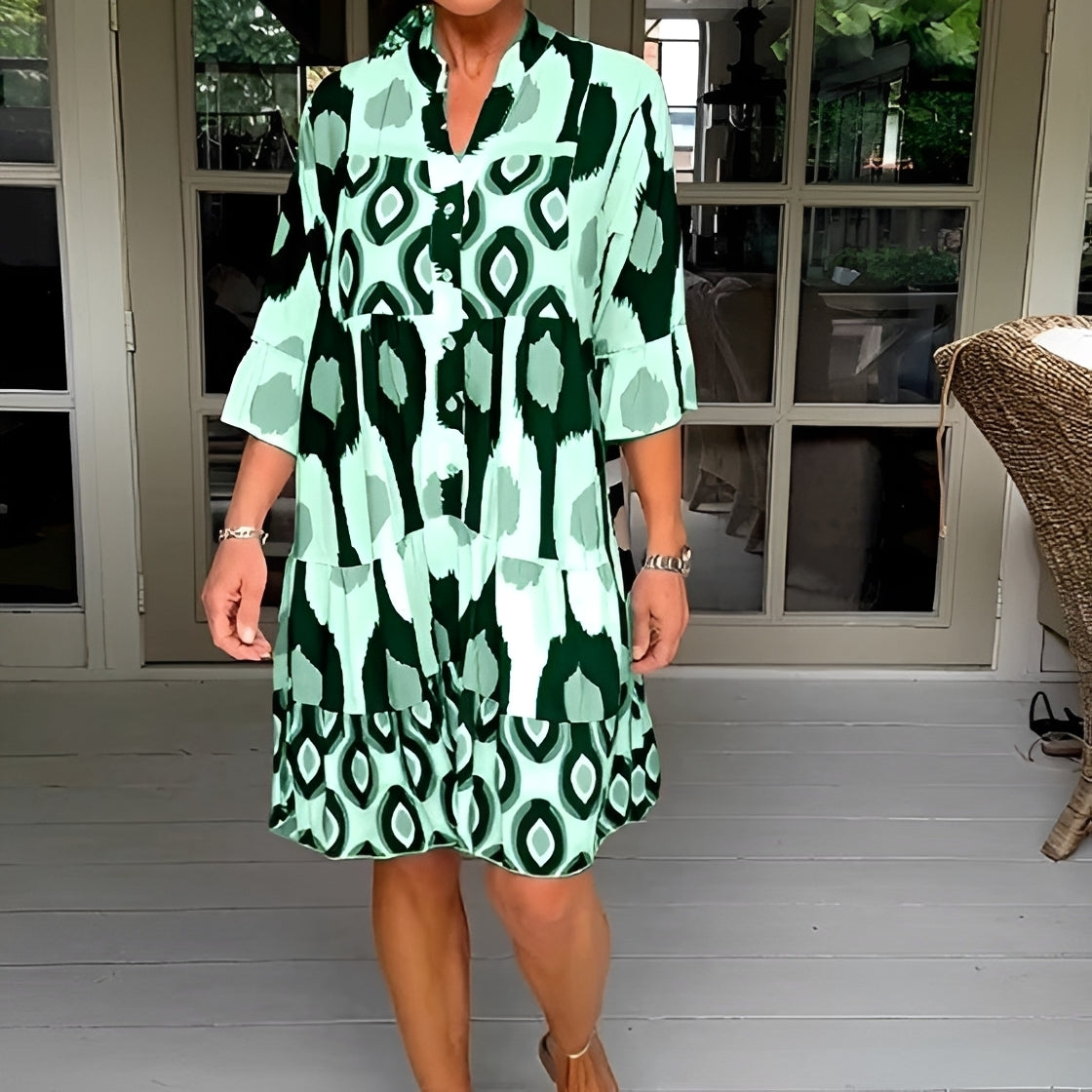 Katie - Stilvolles, lässiges Kleid