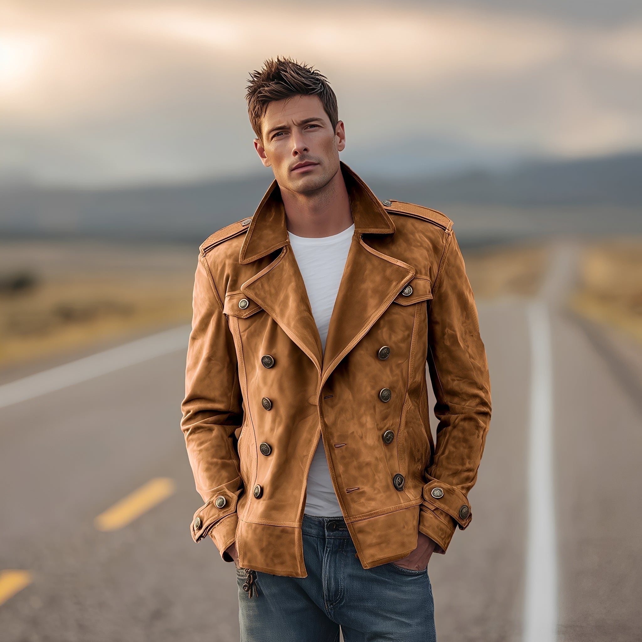 Marv - Stilvolle Zweireiher-Jacke