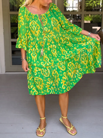 Jamie - Kleid mit weiten Ärmeln im Glockenstil