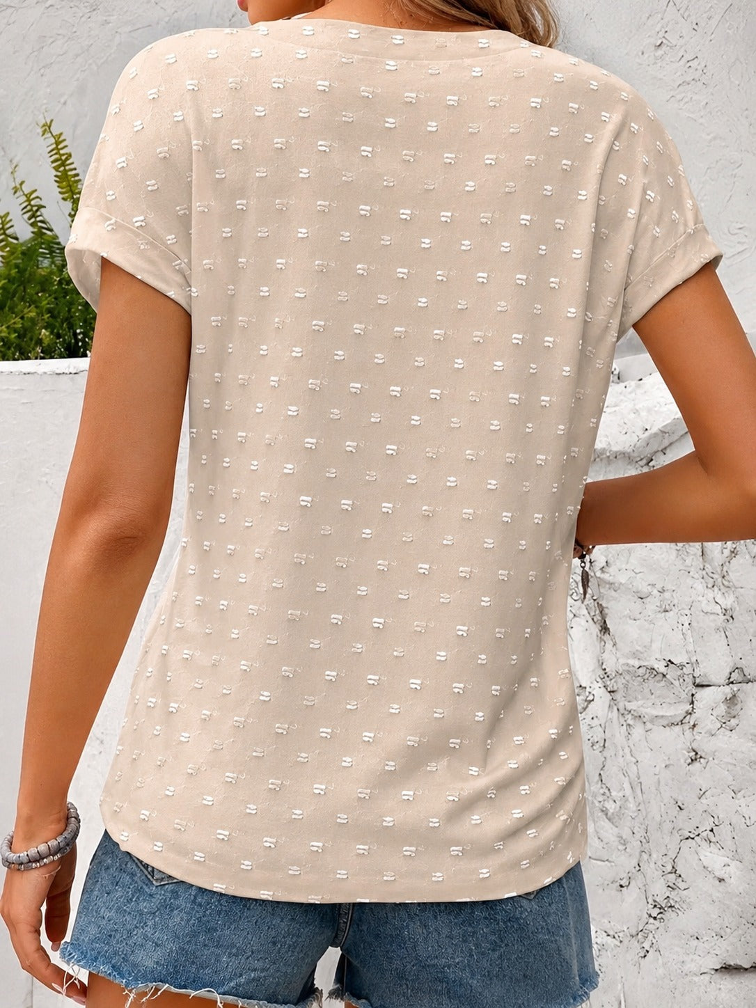 Cardena - Modische Bluse mit Entspannten Schultern