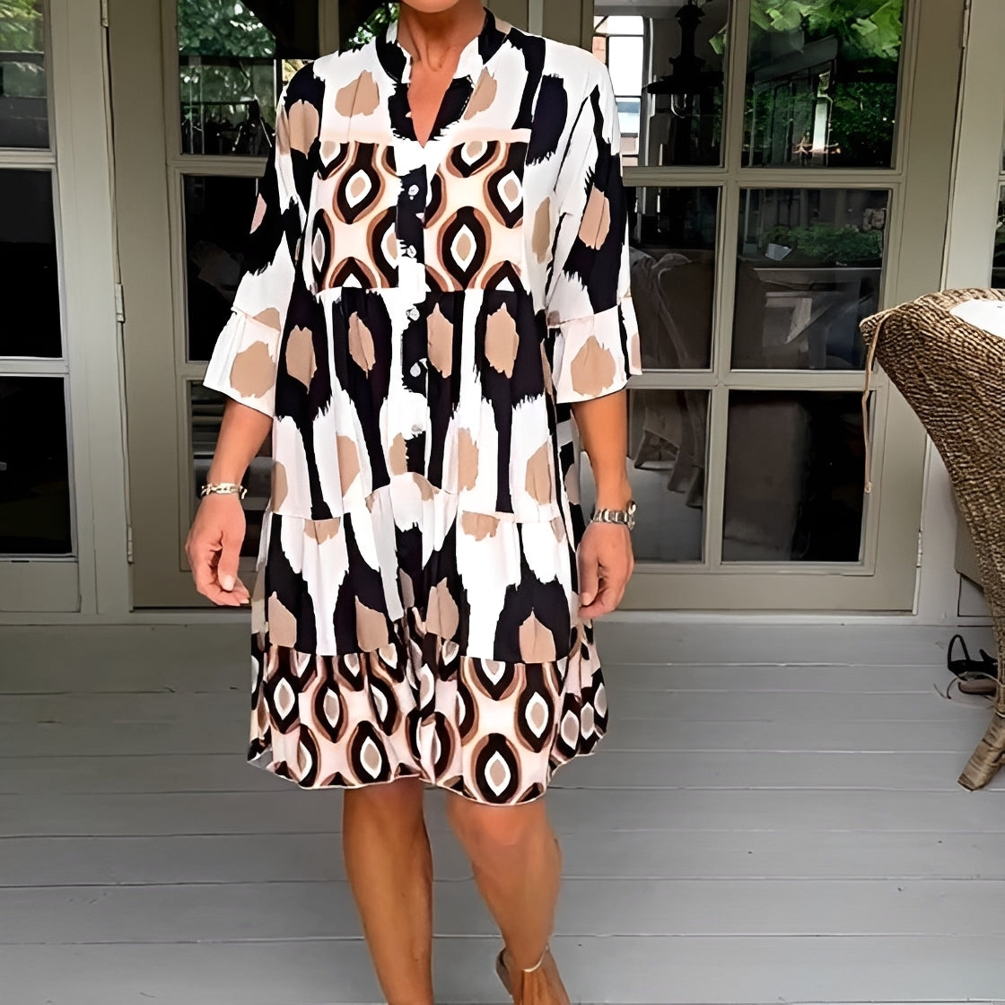 Katie - Stilvolles, lässiges Kleid