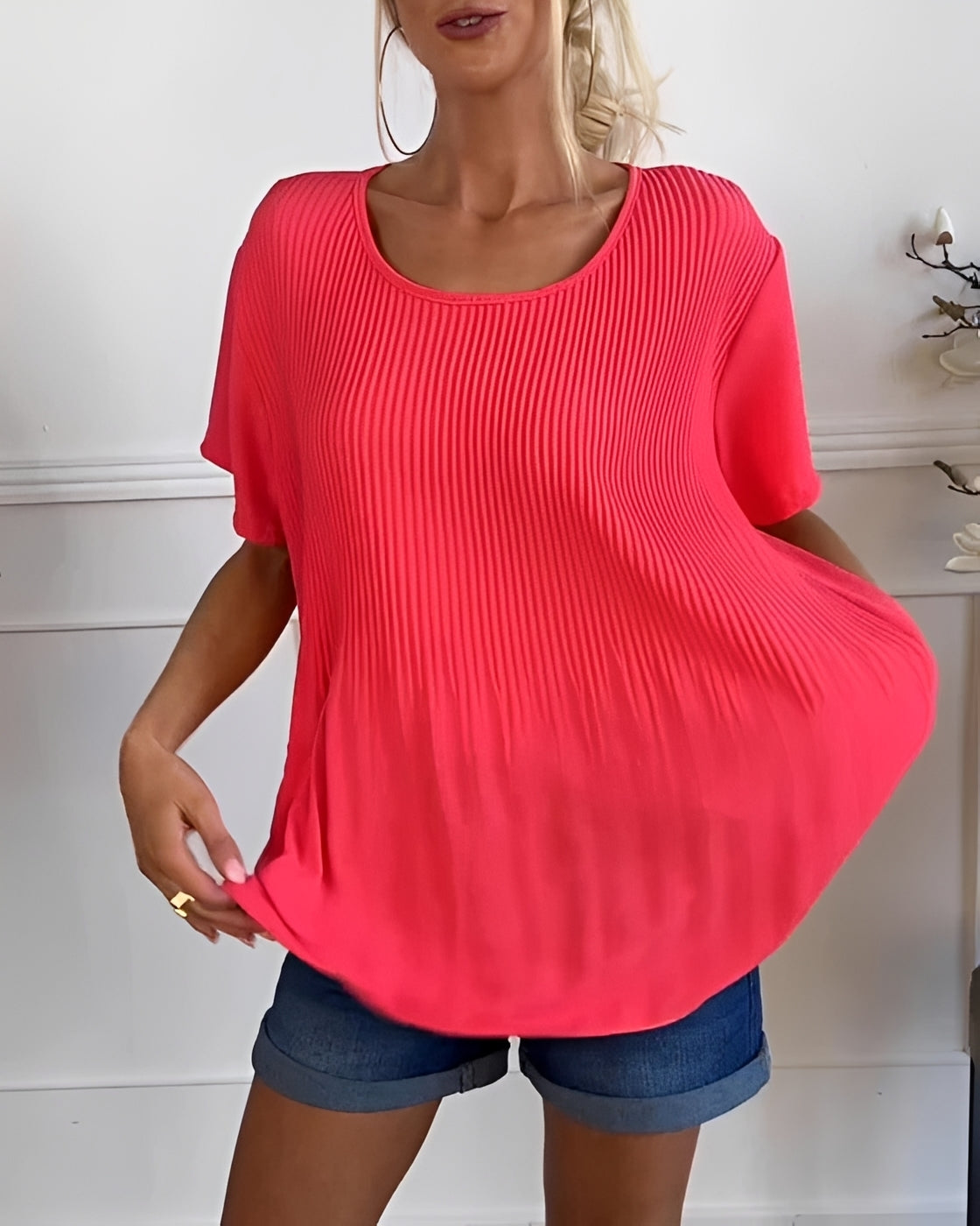 Faye - Legere Bluse mit Falten