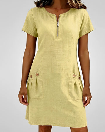 Emelia - Modisches Kleid mit Zipper