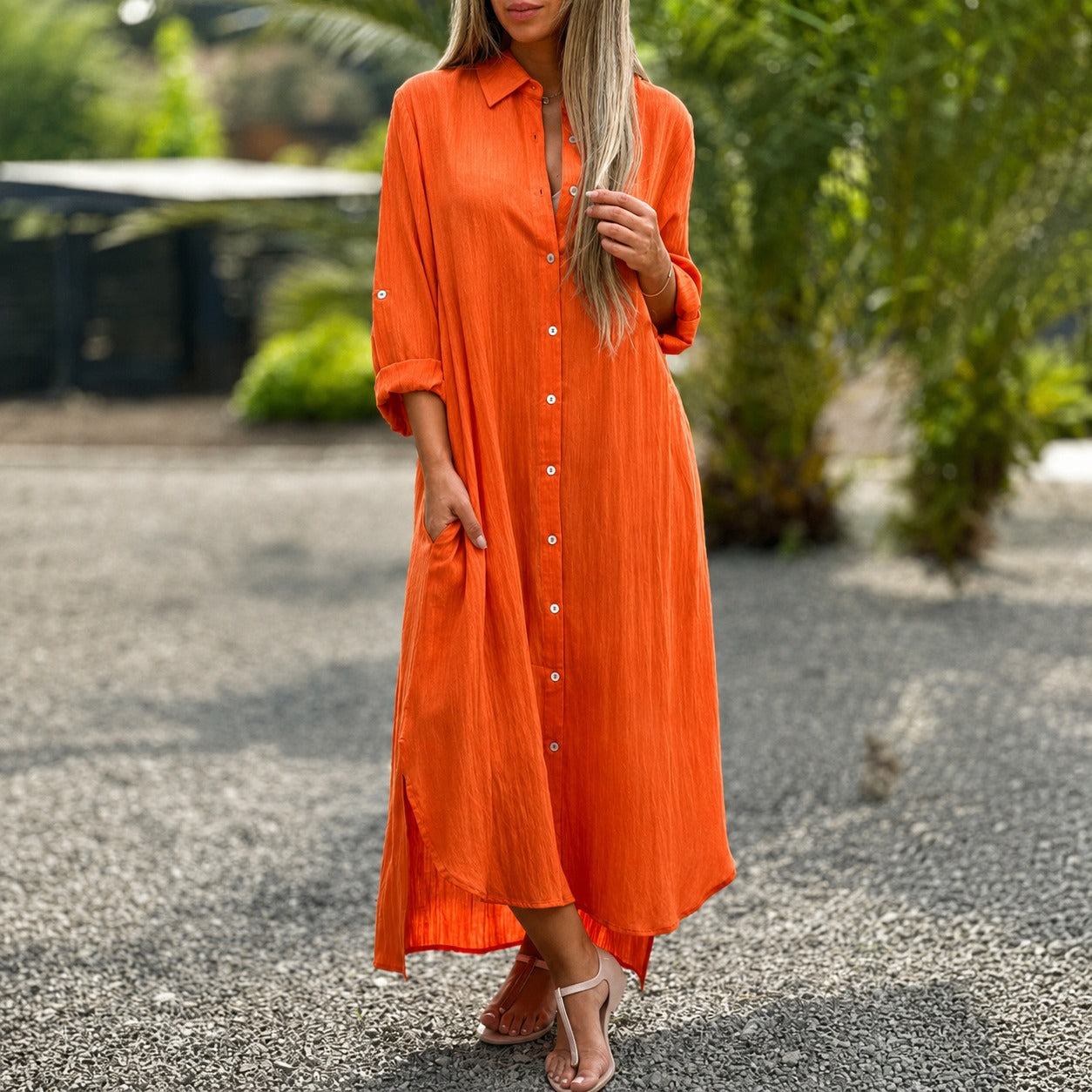 Sharon - Bequemes Weites Kleid