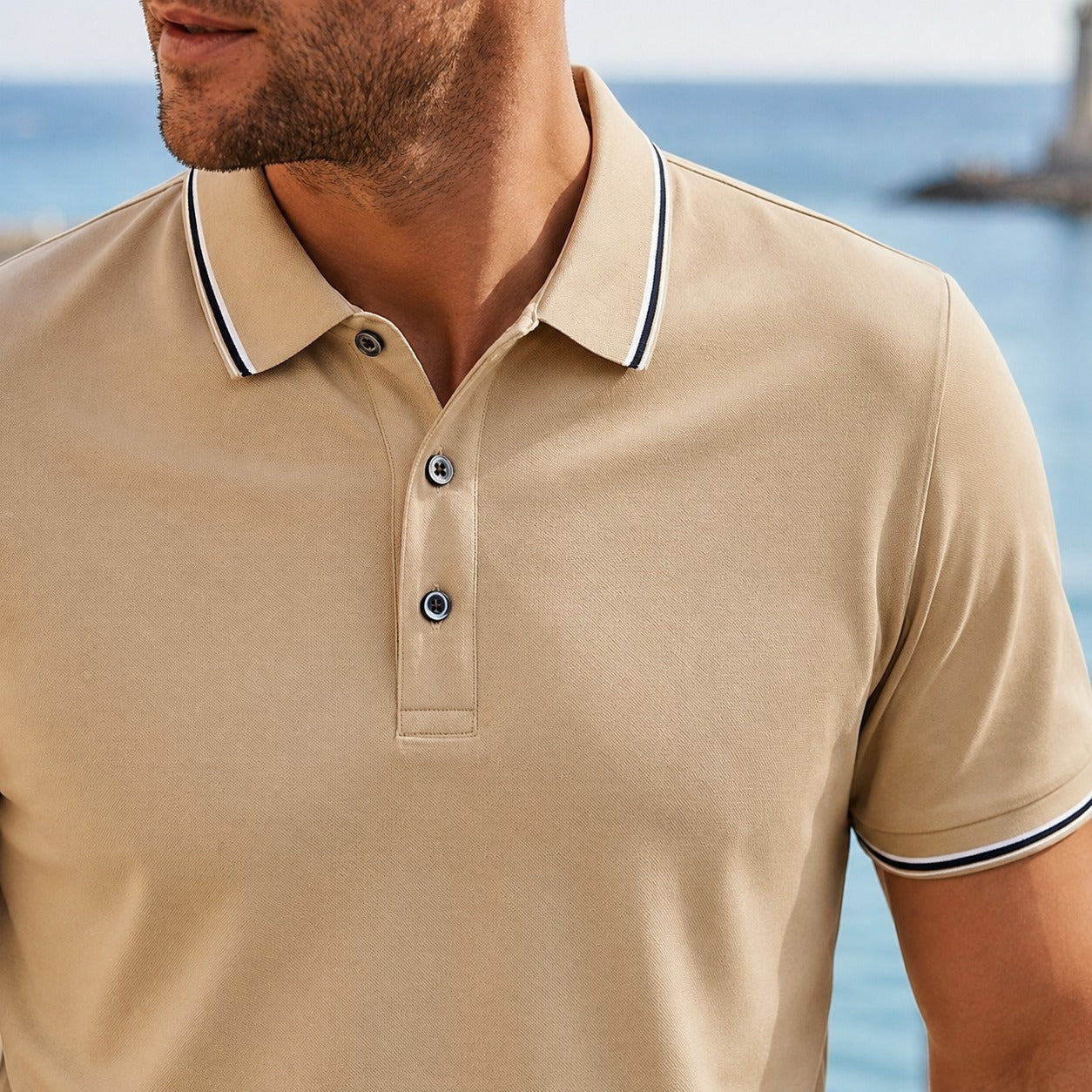 Kane - Entspanntes Poloshirt