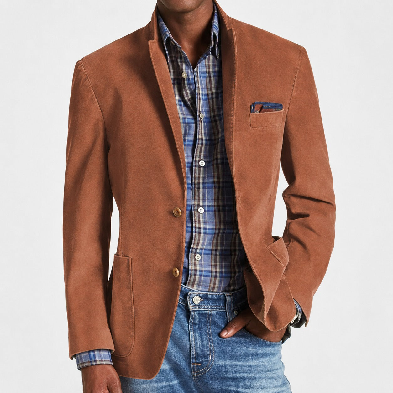 Marco - Einreihiger Retro-Blazer