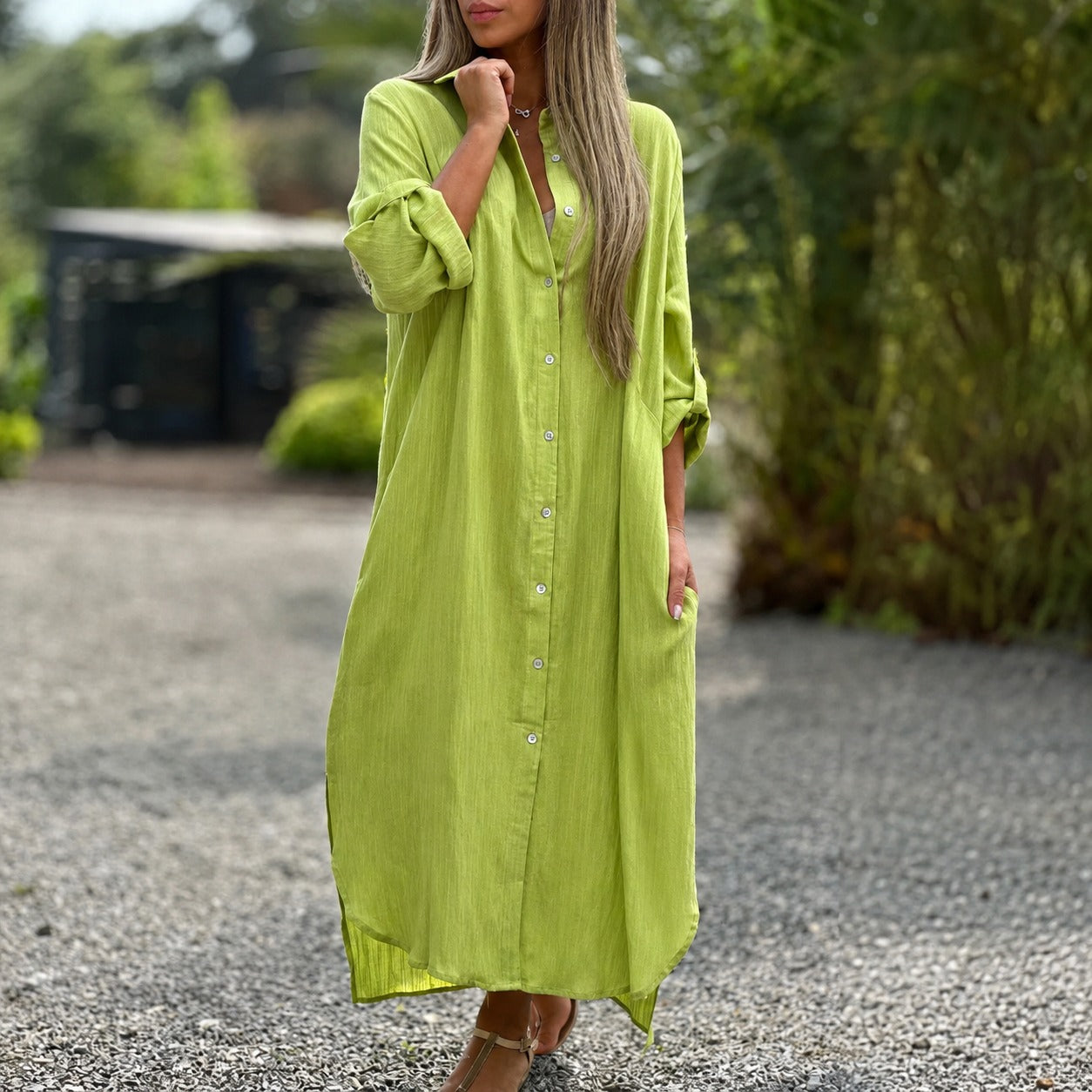 Sharon - Bequemes Weites Kleid