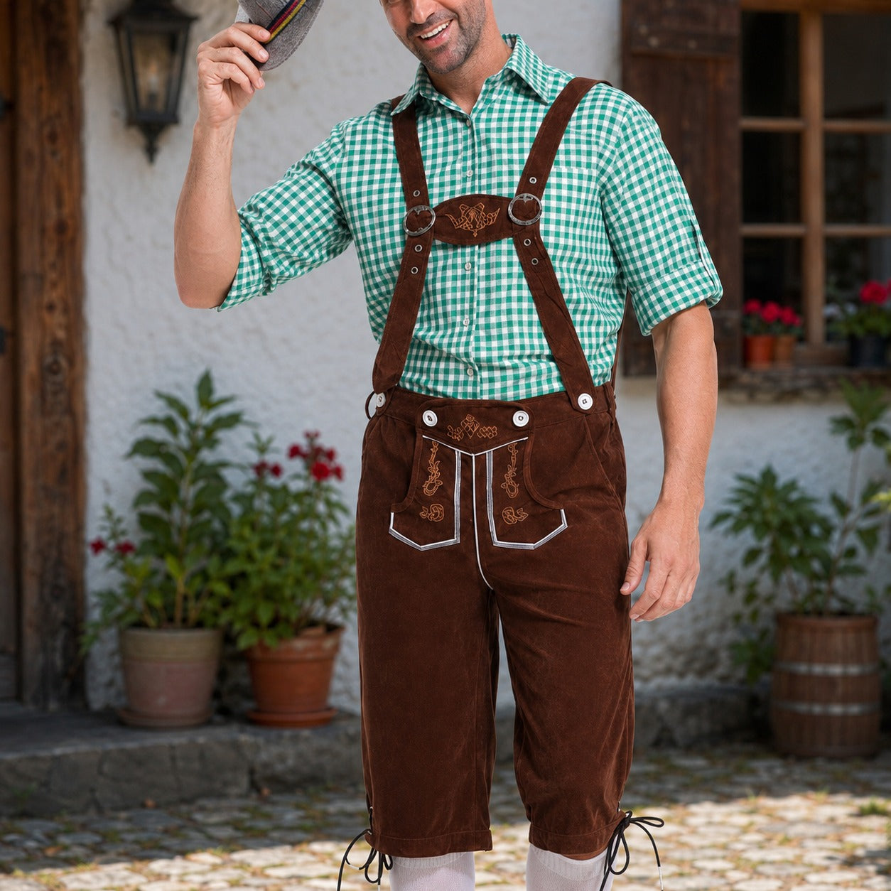 Thomas - Vintage-Oktoberfest-Hosenträger-Set