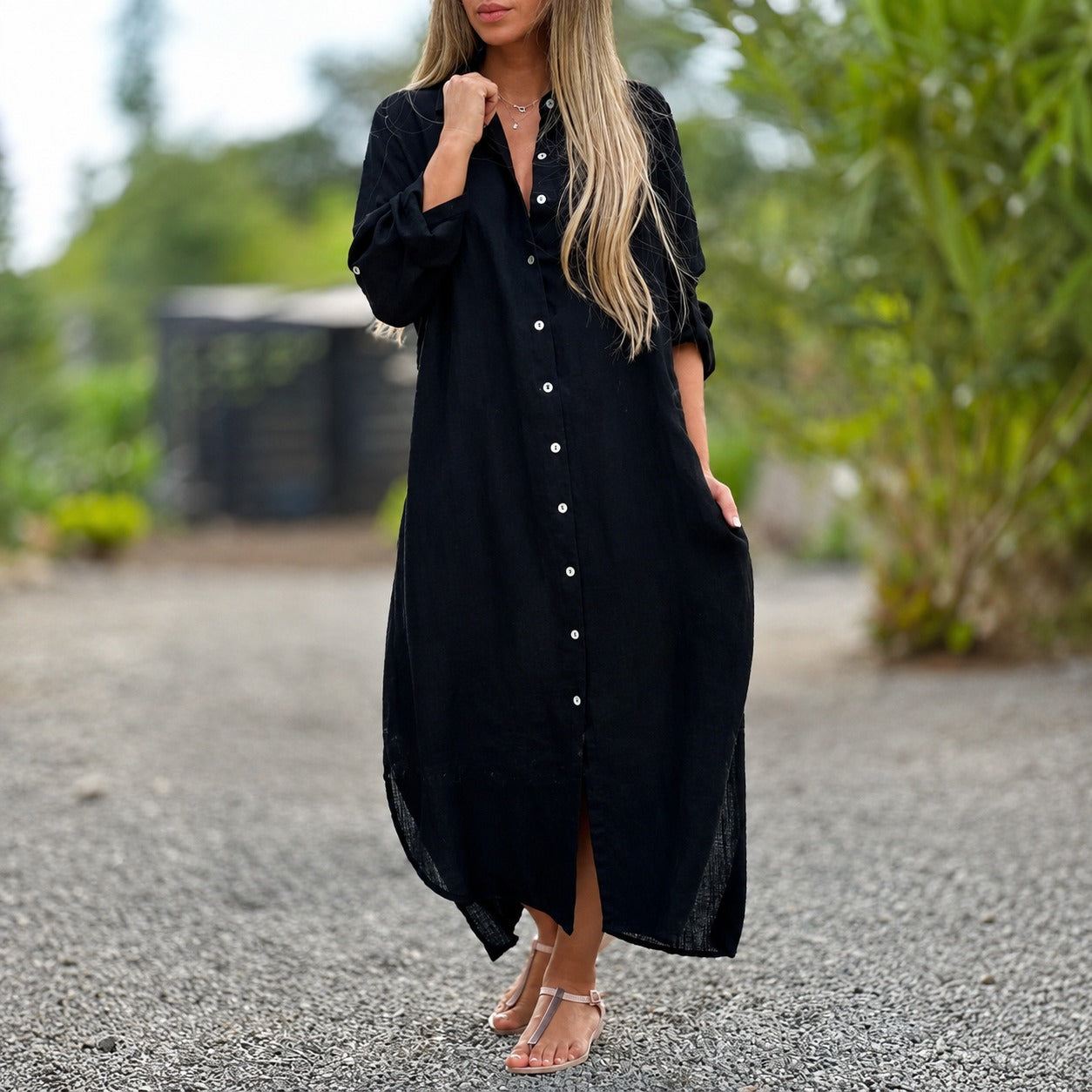 Sharon - Bequemes Weites Kleid