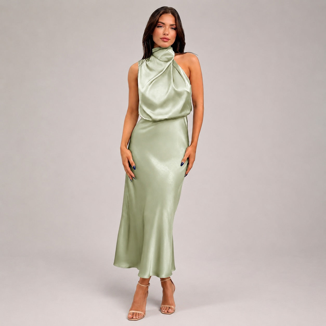 Lillie - Schickes Kleid mit Neckholder-Ausschnitt