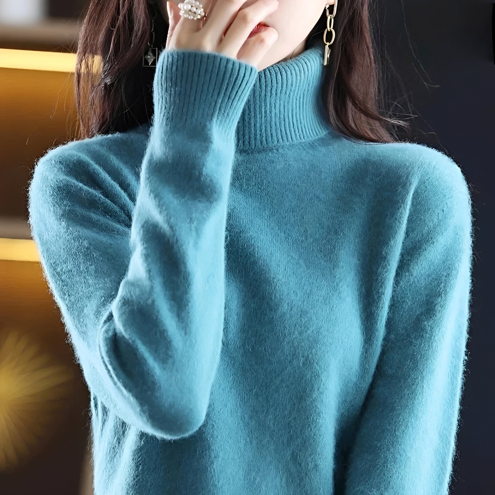 Letizia - Eleganter Rollkragenpullover