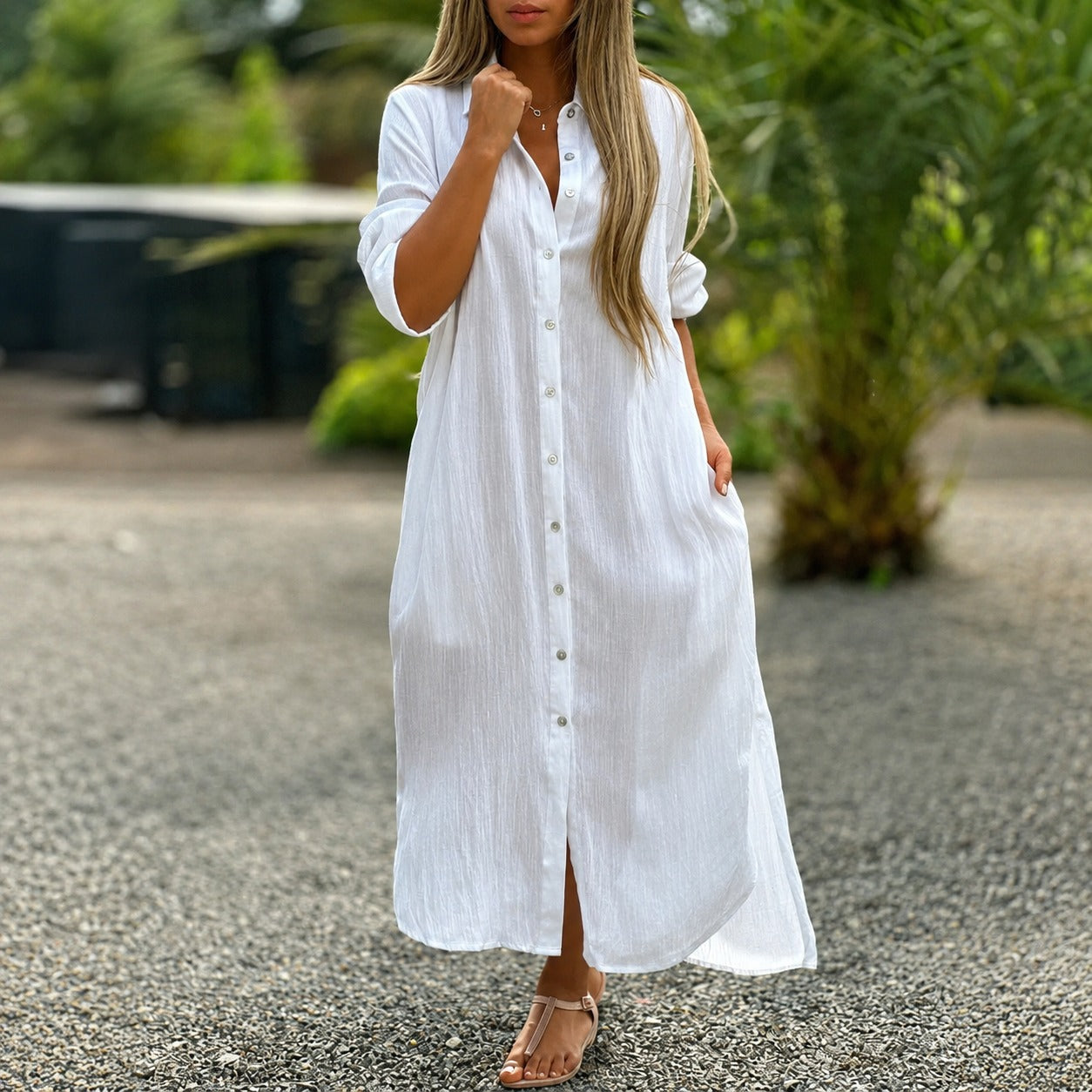 Sharon - Bequemes Weites Kleid