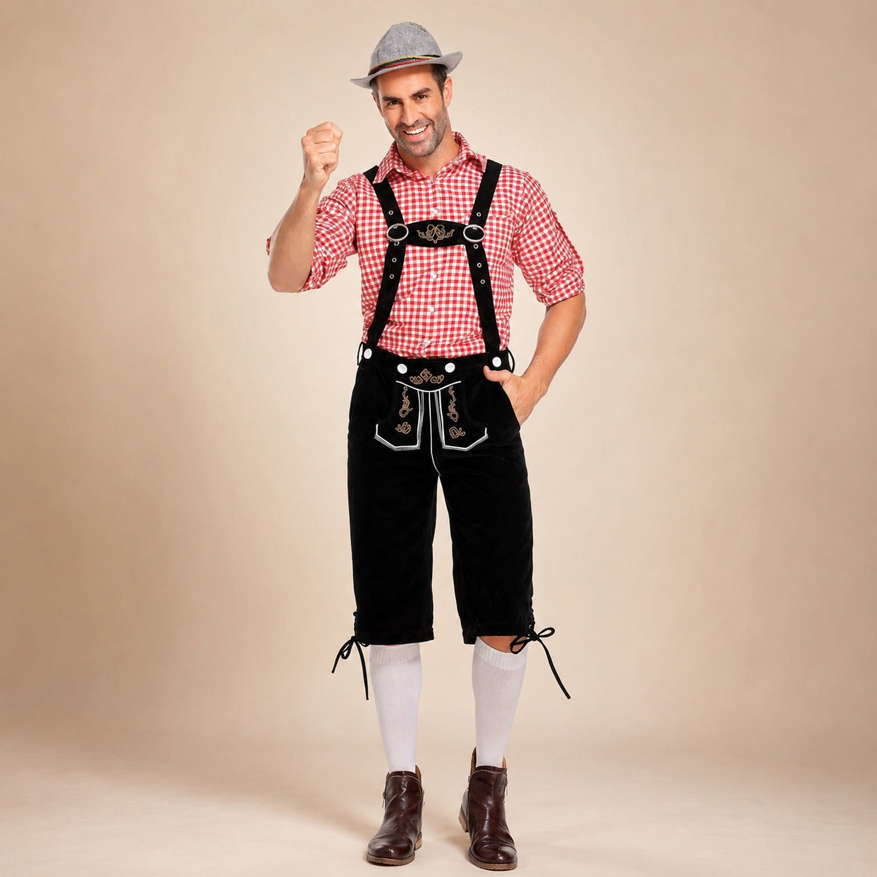 Thomas - Vintage-Oktoberfest-Hosenträger-Set