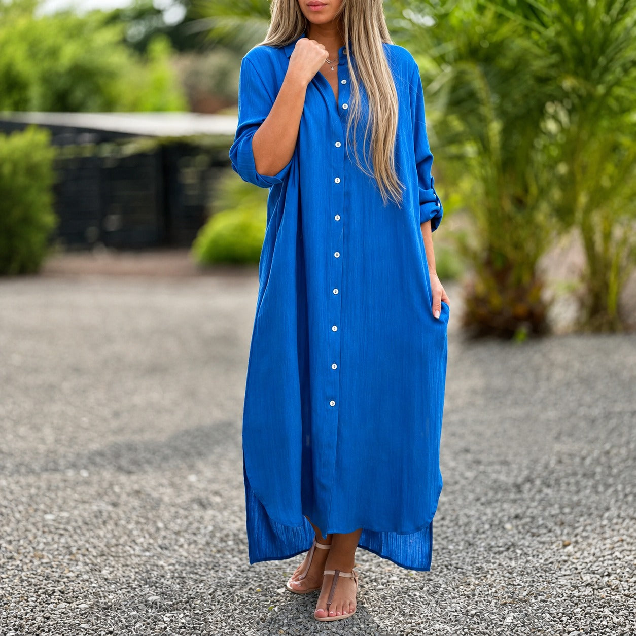 Sharon - Bequemes Weites Kleid