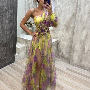Rowe - Elegantes Blumen-Maxikleid