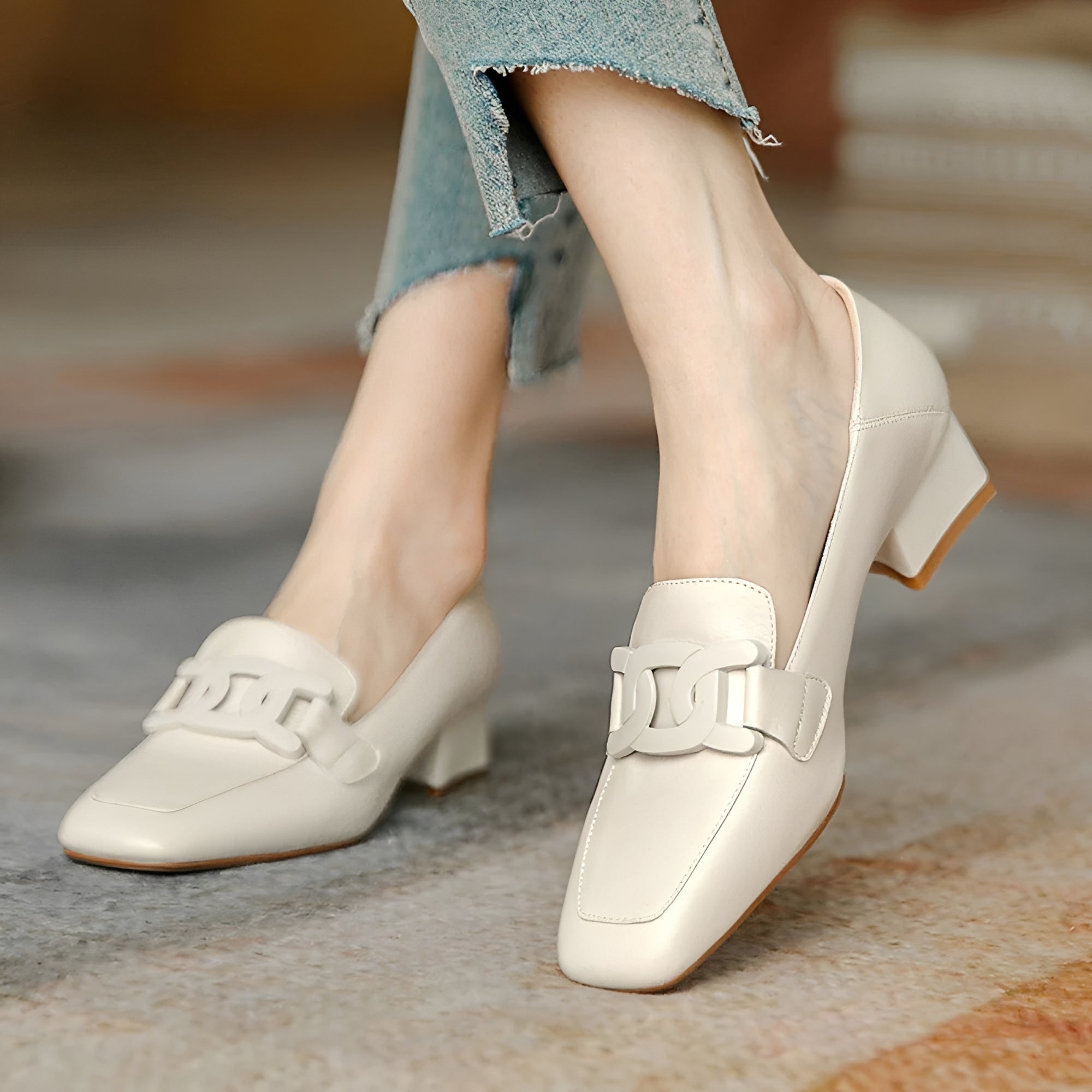 Maisha - Elegante Mokassinabsatzschuhe