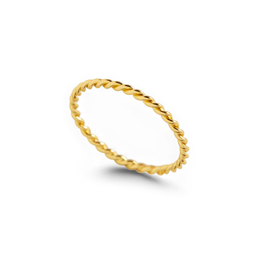 Manon – Geflochtener Ring zum Stapeln