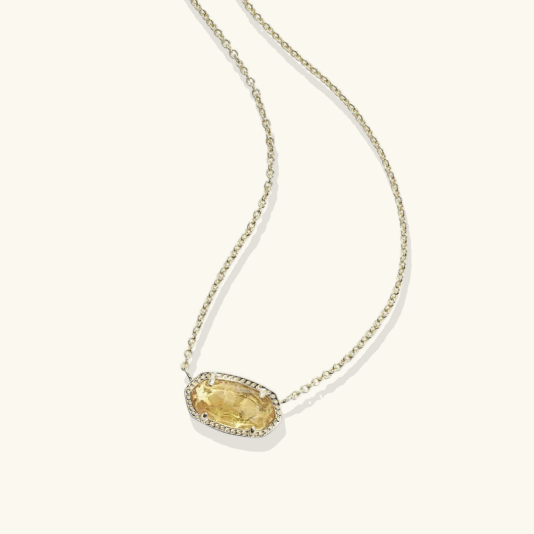 Viya – Elegante Geburtsstein-Halskette