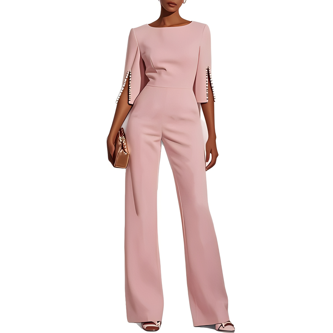 Carolane - Stilvoller, schmal geschnittener Damen-Jumpsuit
