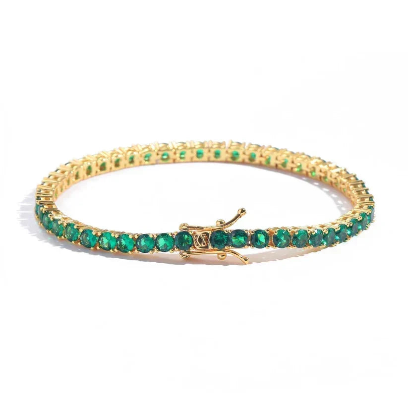 Aliona – Elegantes goldenes Virelli-Armband