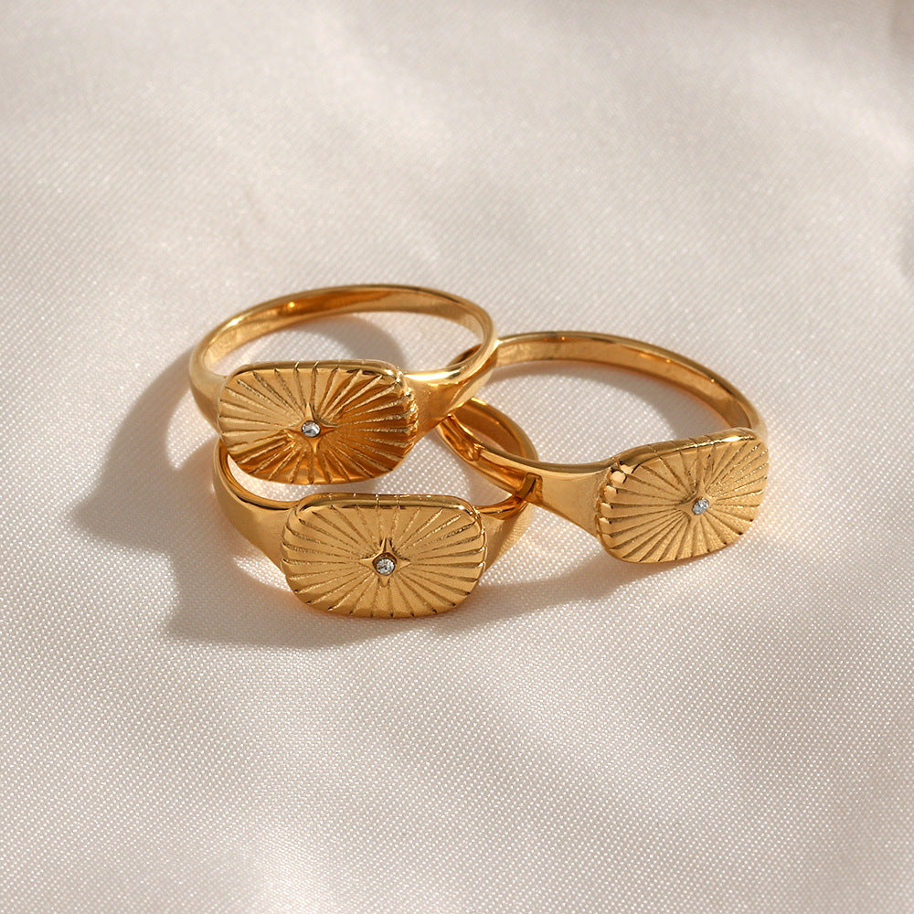 Aglaia - Sonniger Goldring