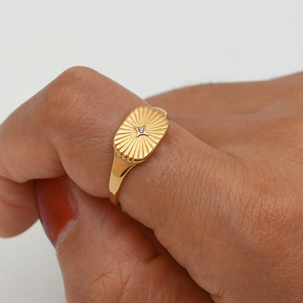 Aglaia - Sonniger Goldring