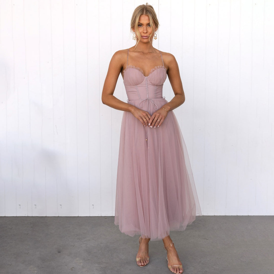 Franca - Modernes, fließendes Midikleid
