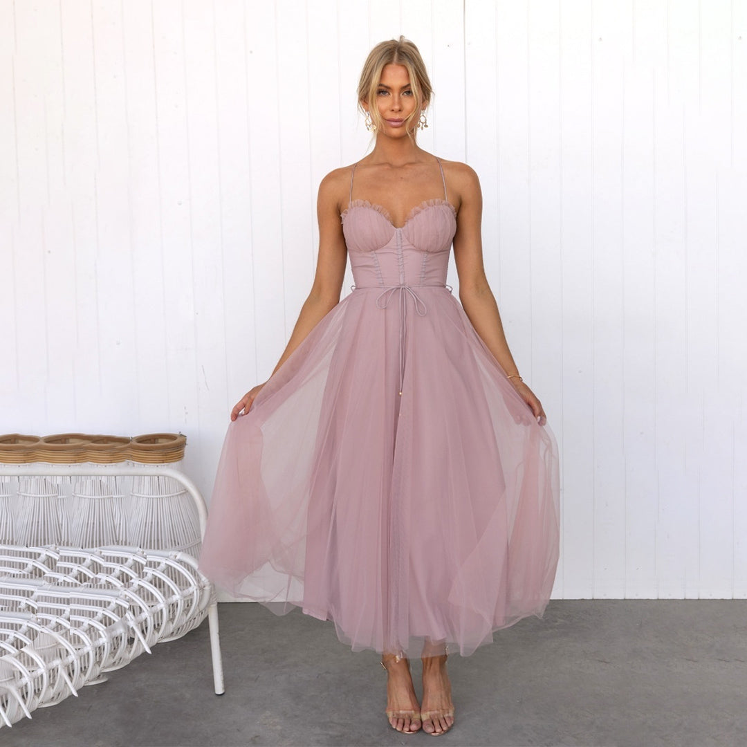 Franca - Modernes, fließendes Midikleid